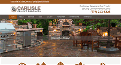 Desktop Screenshot of carlislecement.net